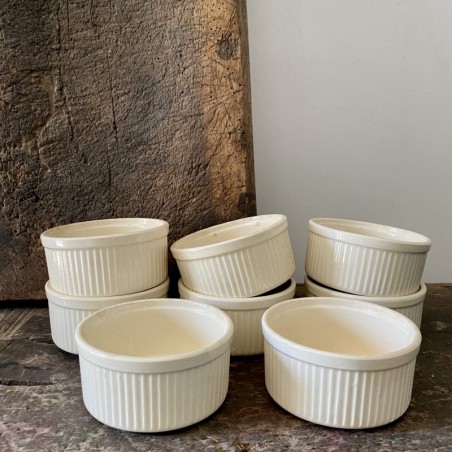 6 RAMEQUINS BLANCS 11 CL