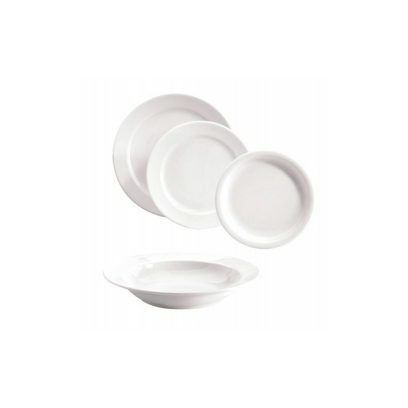5 ASSIETTES PLATES 26,5CM UNISET