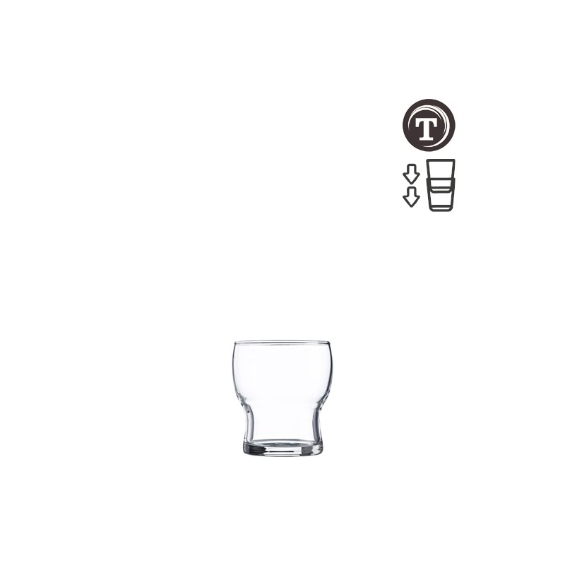 12 GOBELETS STACK 18CL-7.1X7.9CM