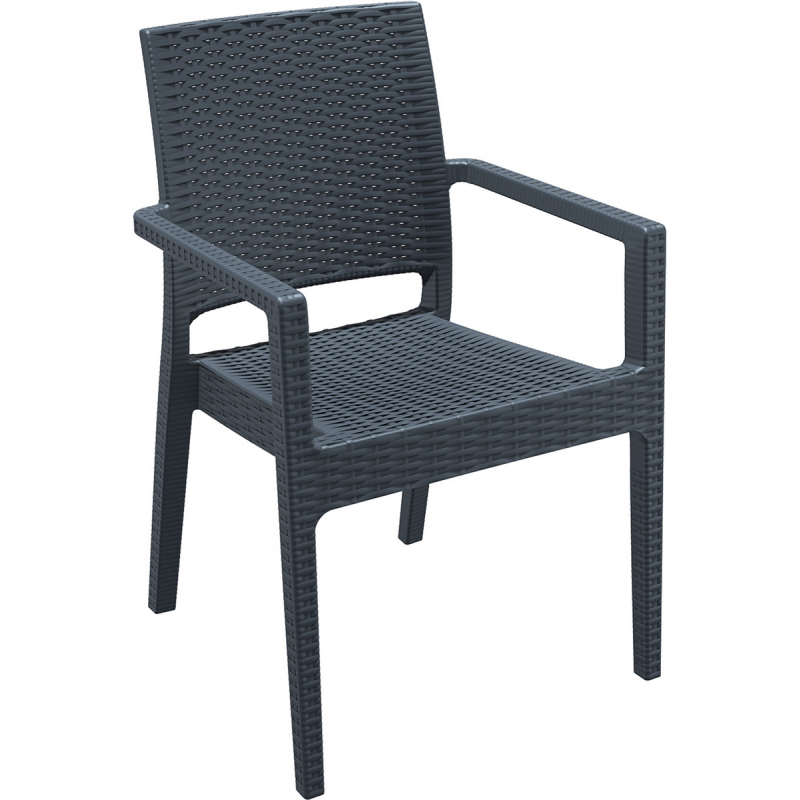 FAUTEUIL IBIZA GRIS FONCE
