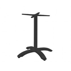 PIED DE TABLE ATHENA 4 BRANCHES-EPOXY NOIR