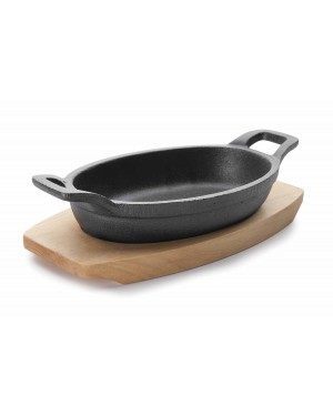 FAITOUT OVALE 15.5X10 SUR SOCLE BOIS