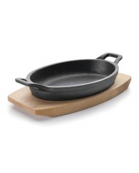 FAITOUT OVALE 17.2 X12.5 SUR SOCLE BOIS