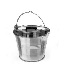 Mini seau en acier galvanisé 9,1x11,6x11cm