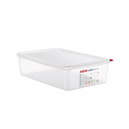 BOITE HERMETIQUE PP GN1/1 100MM 13.7L TRANSPARENT
