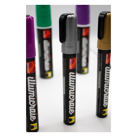 PAQUET 2 FEUTRES CRAIES ILLUMICRAIE-ARGENT