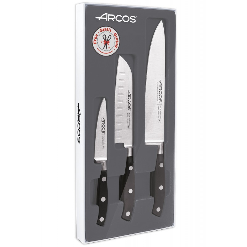 COFFRET 3 CTX DE CUISINE FORGES ( 100, 150, 180 MM) - RIVIERA