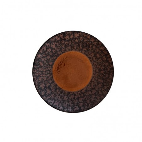 6 ASSIETTES DESSERT 21CM FOND CUIVRE ETNA