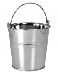 Seau de présentation inox 70x50x55mm