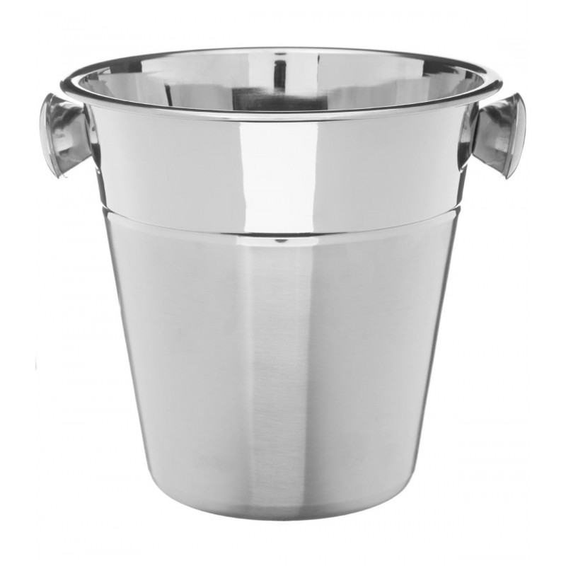 SEAU A  CHAMPAGNE INOX DOUBLE FINITION