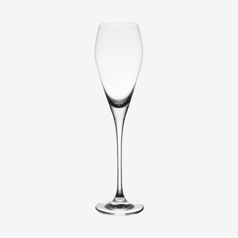 6 FLUTES A CHAMPAGNE SILHOUETTE 18CL