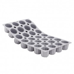 PLAQUE MINI CANELES ELASTOMOULE, mousse de silicone