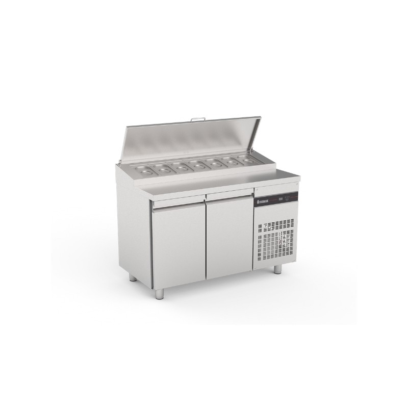 TABLE REFRIGEREE AVEC SALADETTE 270L-2 PORTES