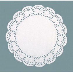 250 DENTELLES RONDES Ø 34 CM BLANCHE