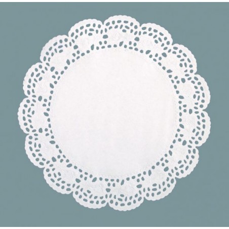 250 DENTELLES RONDES Ø 26 CM BLANCHE