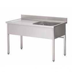 PLONGE 1200X700 1BAC DROITE- EGOUTTOIR A  GAUCHE