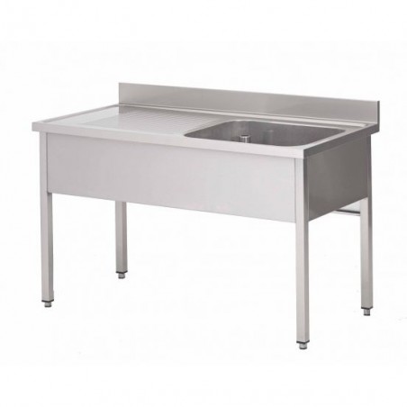 PLONGE 1200X700 1BAC DROITE- EGOUTTOIR A  GAUCHE