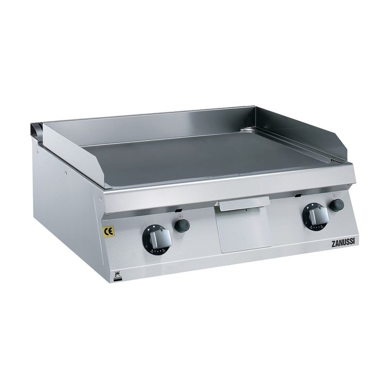 PLANCHA GAZ 800MM-CHROME BROSSE