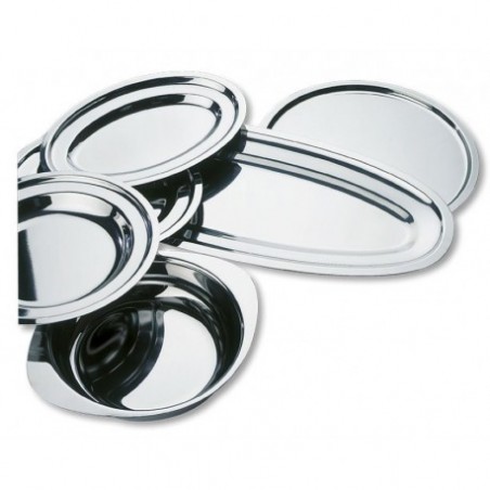 PLAT OVALE INOX