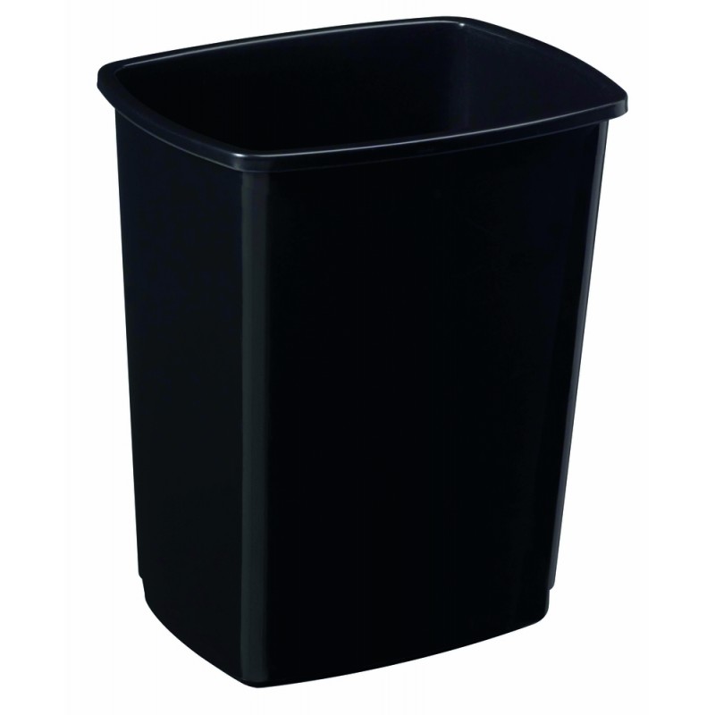 CORPS POUR POUBELLE BASCULANTE PLASTIQUE CLAP - 50L - NOIR