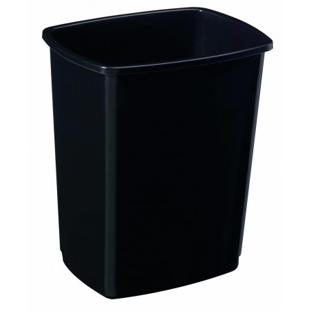 CORPS POUR POUBELLE BASCULANTE PLASTIQUE CLAP - 50L - NOIR