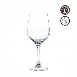 6 VERRES A PIEDS PLATINE 44CL