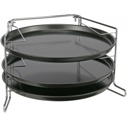 SUPPORT AVEC PLAQUES A PIZZAS