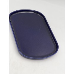 ASSIETTE OBLONG  OVALE 33X21CM BLEU