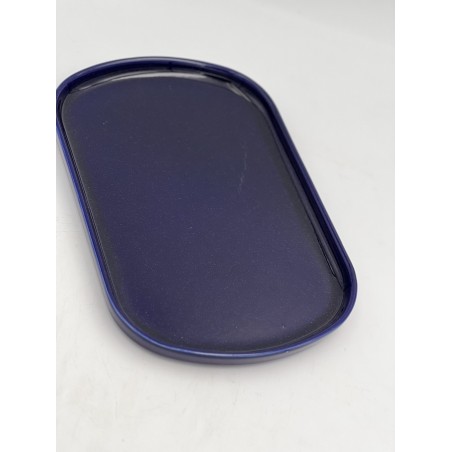 ASSIETTE OBLONG  OVALE 33X21CM BLEU