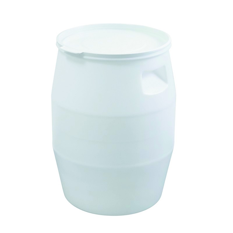 FUT 50L + COUVERCLE LANGUETTE BLANC