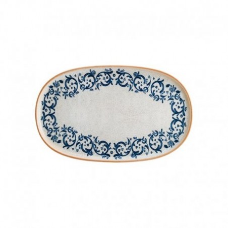 6 ASSIETTES OVALES VIENTO HYGGE 34CM PORCELAINE