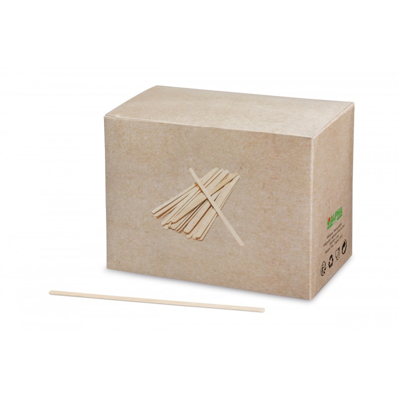 1000 SPATULES BOIS 14CM