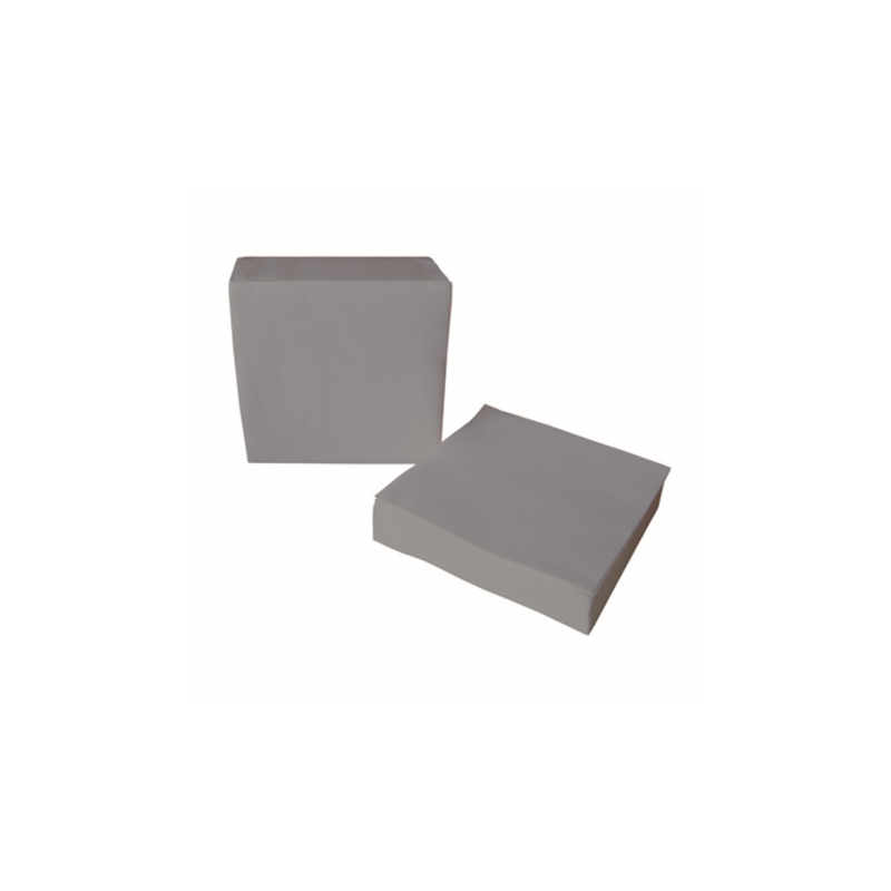 2400 SERVIETTES OUATE 2 PLIS 38 X 38 GRIS