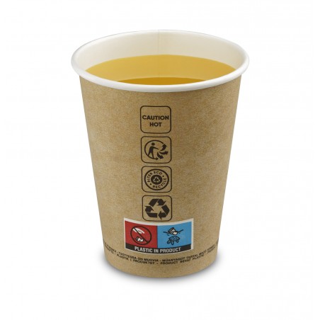 1000 GOBELETS CARTON 18/19 CL KRAFT BRUN