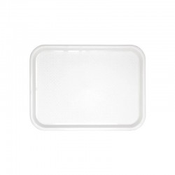 20 PLATEAUX PP BLANC 60 X 40 CM