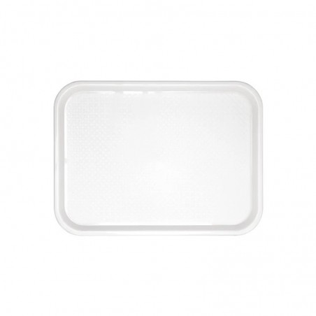 20 PLATEAUX PP BLANC 60 X 40 CM