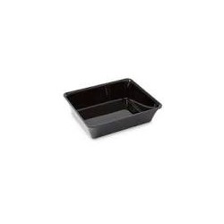 PLAT  RECTANGULAIRE GN1/2 NOIR 265X325X20 MM
