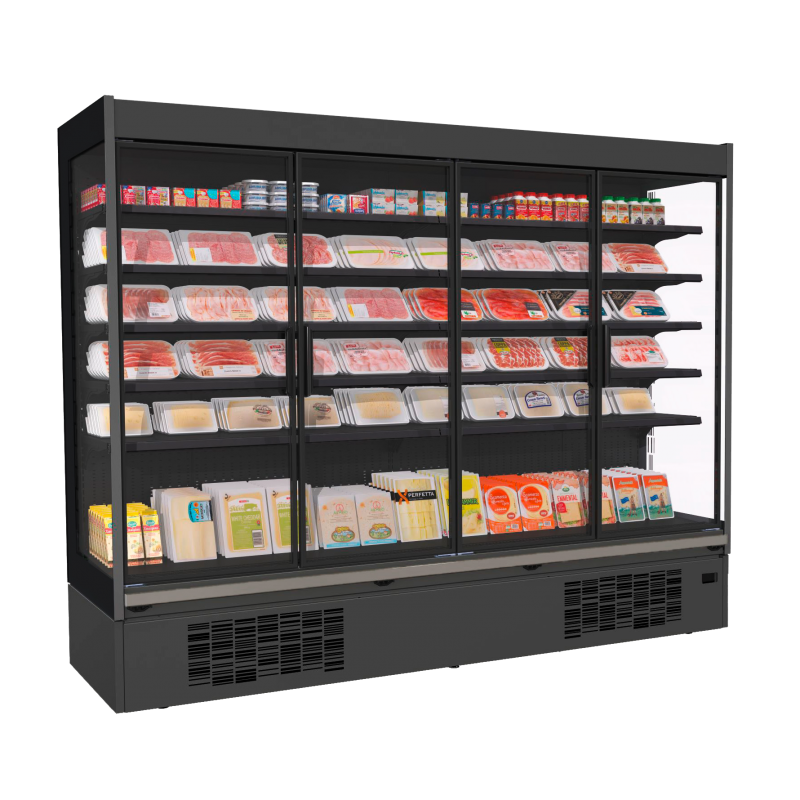 VITRINE MURALE POSITIVE 4 PORTES