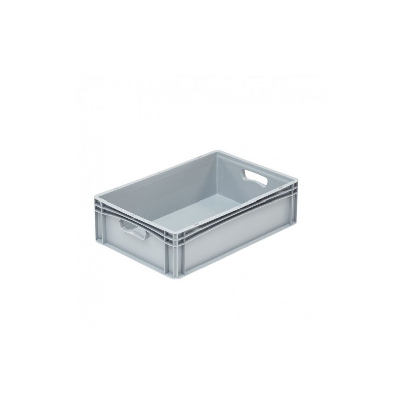 BAC PLEIN GRIS 600X400X170-BAC DE TRANSPORT VERRES
