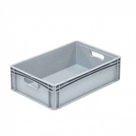 BAC PLEIN GRIS 600X400X170-BAC DE TRANSPORT VERRES