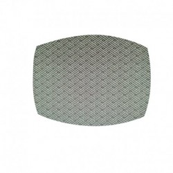 SET ECRAN RIGIDE OSIER ACIER BLANC