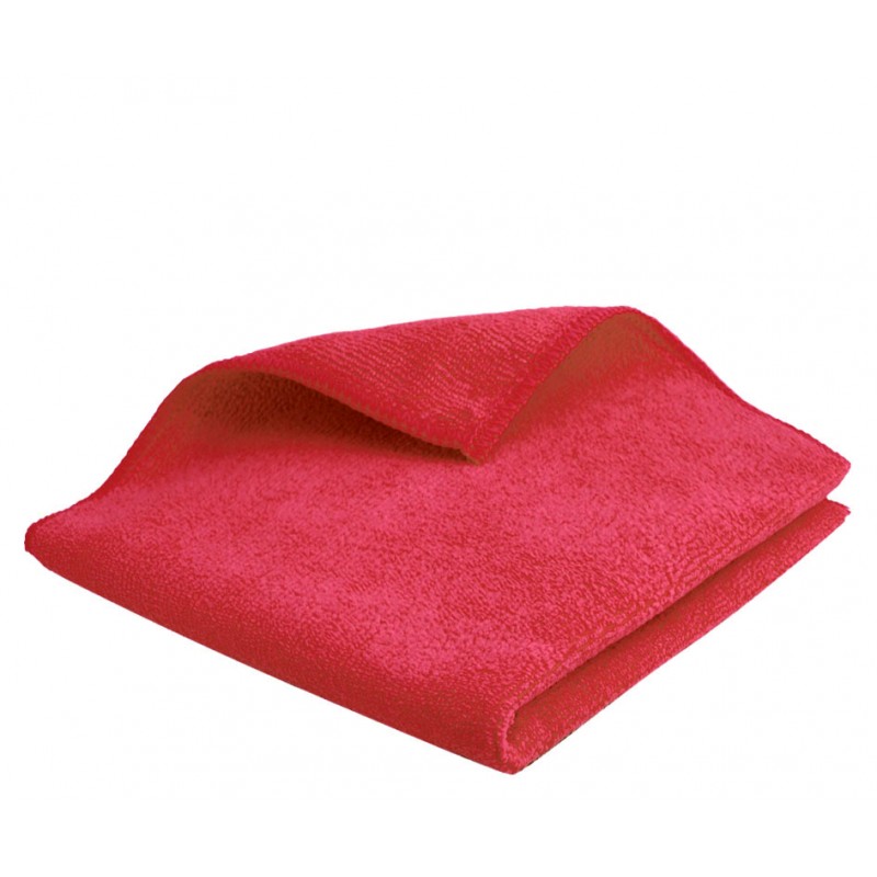 LAVETTE MICROFIBRE ECOLINE 32X36 ROUGE EN LOTX5