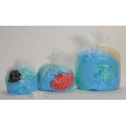 SACS POUBELLE  30L HD TRANSPARENT SOUDURE ETOILE 50x65X500