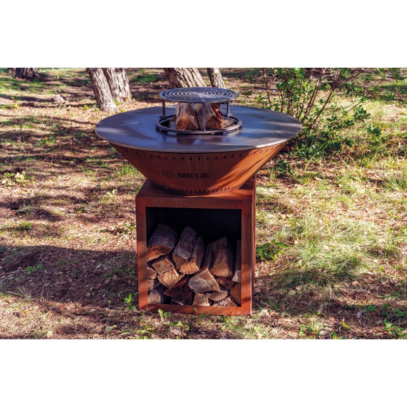 BRASERO CLASSIQUE 100X90  + ACCESSOIRES OFFERTS-GRILLE+STOPFOOD