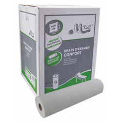DRAPS EXAMEN BLC 2PLIS 47M X9 ROULEAUX