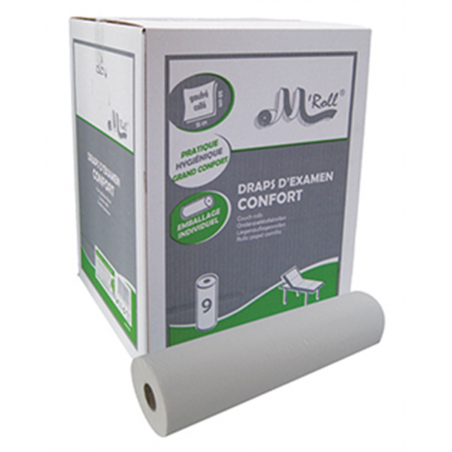 DRAPS EXAMEN BLC 2PLIS 47M X9 ROULEAUX