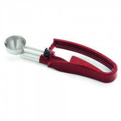 CUILLERE A GLACE-PRESSION ROUGE 24MM