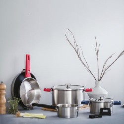 POELE ANTIADHERENTE AMOVIBLE COMBI D28CM