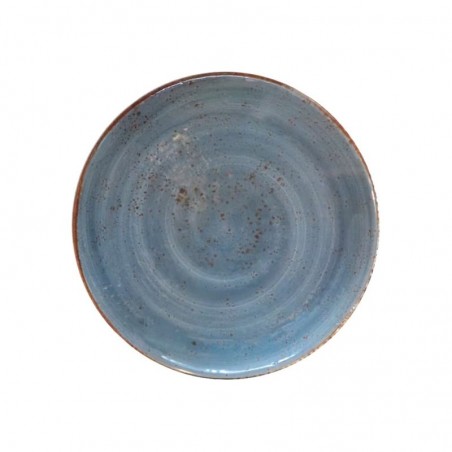 6 ASSIETTES DIAMETRE 27.9 CM BLEU - MELAMINE