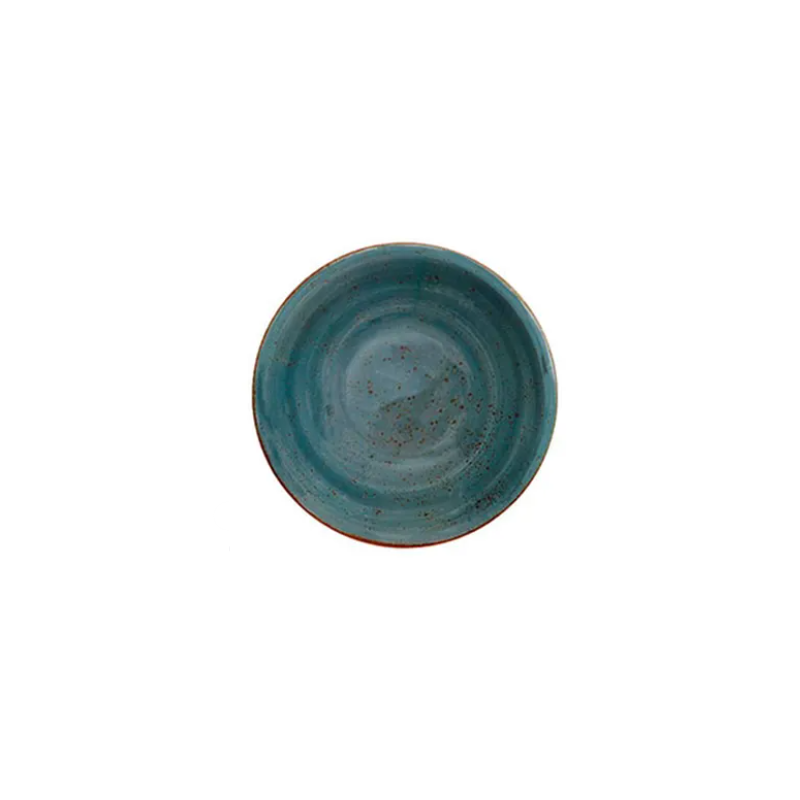 6 ASSIETTES CREUSES DIAMETRE 19 CM BLEU - MELAMINE